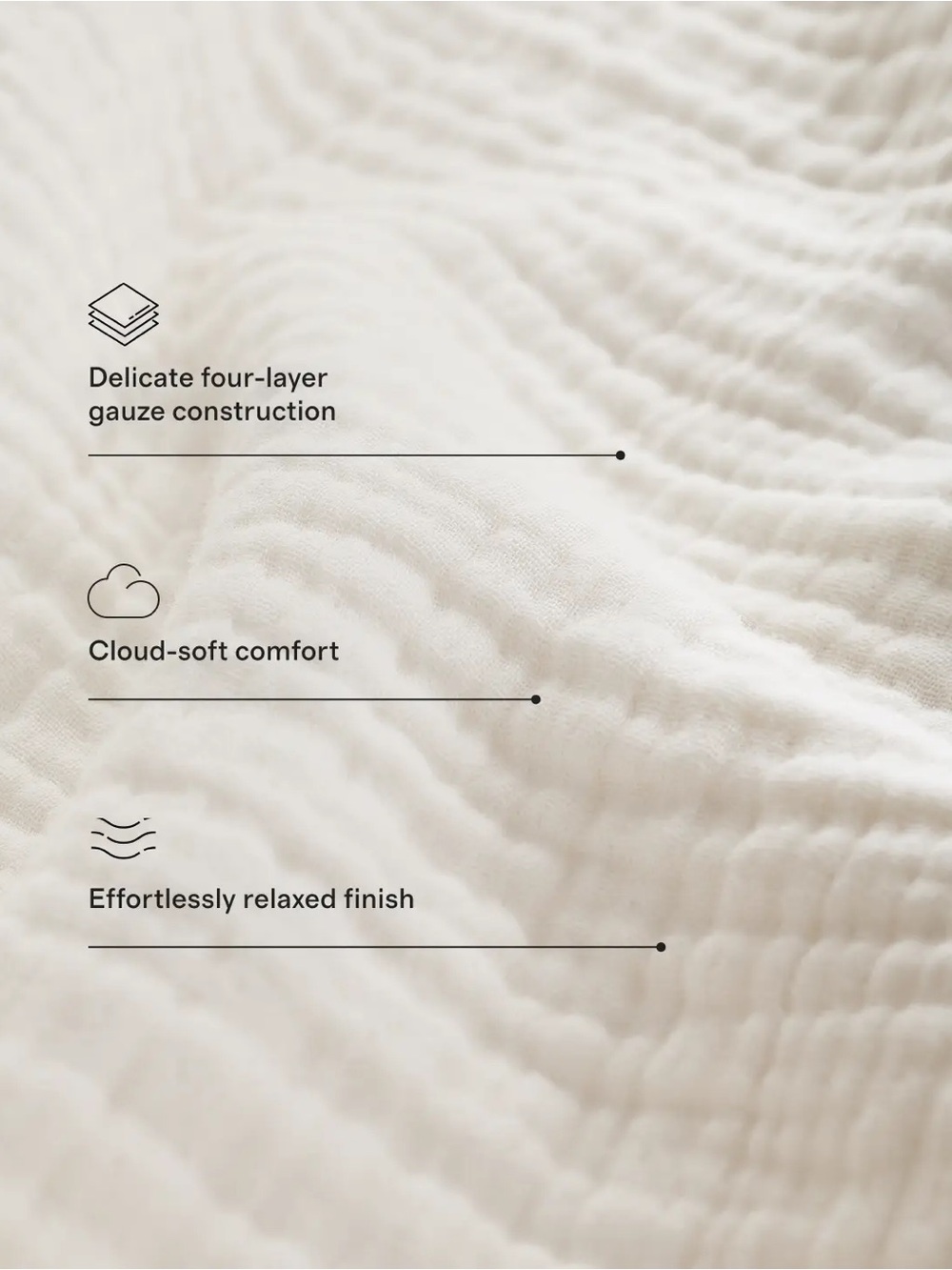 Quince Organic Cotton Gauze Duvet Cover Set King Dune NWOT 3pc Best Seller - Picture 6 of 7